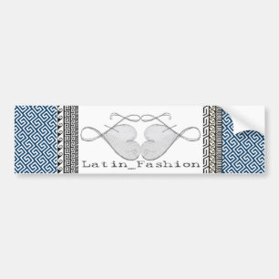@Latin_Fashion Logo Bumper Sticker