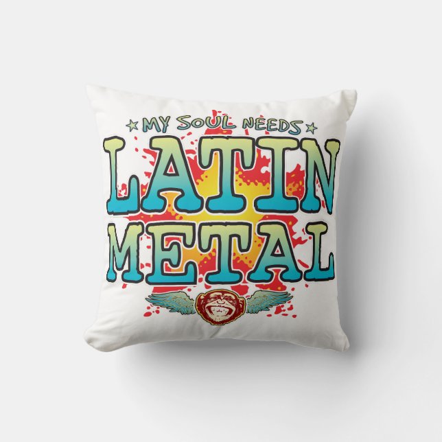 Latin Metal Soul Cushion (Front)