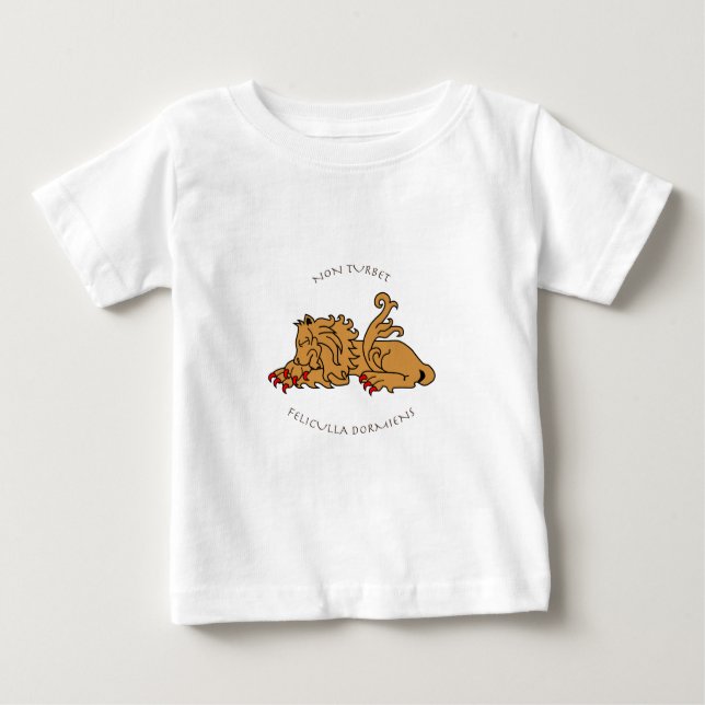 Latin mottos and heraldry baby T-Shirt (Front)
