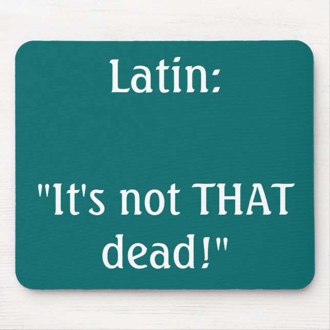 Latin mousemat (Front)