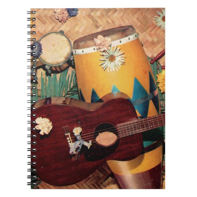 Latin music instruments notebook (Front)