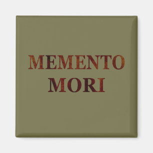 Latin Phrase - Seize the Day - Memento Mori Magnet