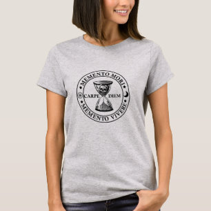Latin Phrase - Seize the Day - Memento Mori T-Shirt