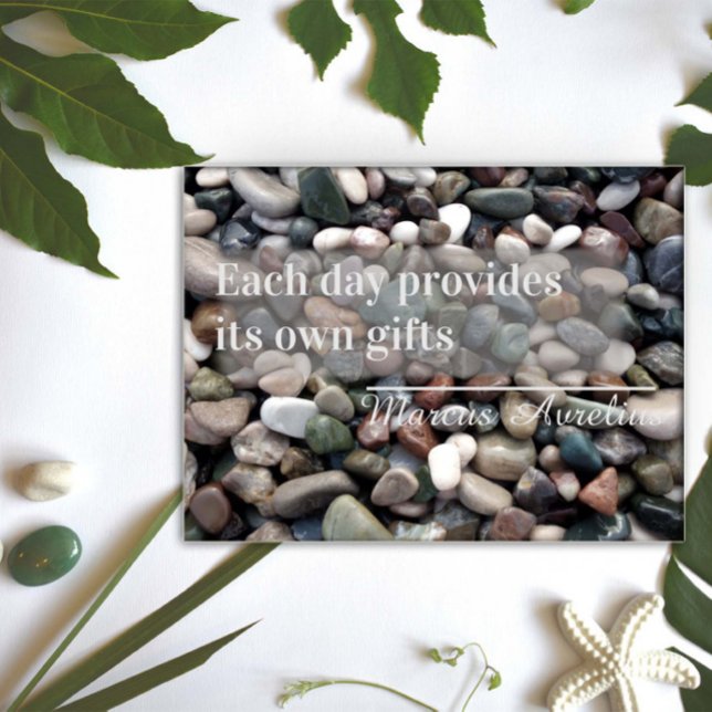 Latin proverb Each day provides its gift poster (Creator Uploaded)