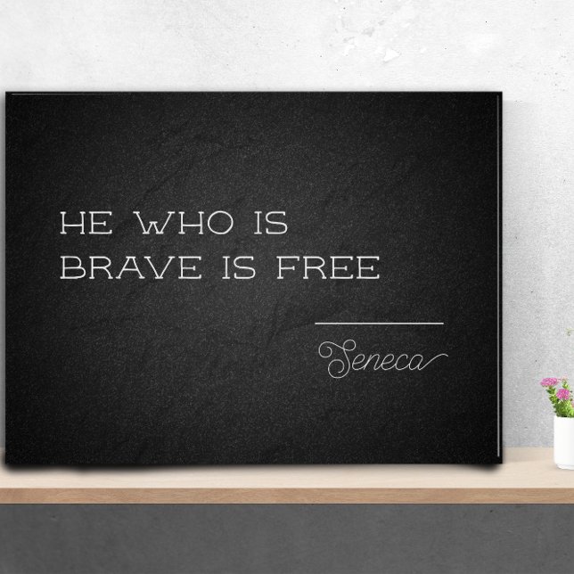 Latin quote seneca  freedom graduate poster (Creator Uploaded)