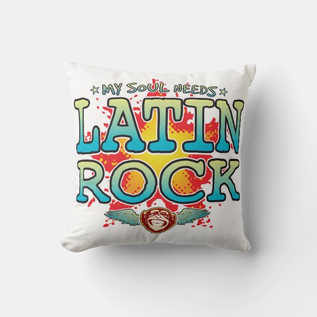 Latin Rock Soul Cushion (Front)