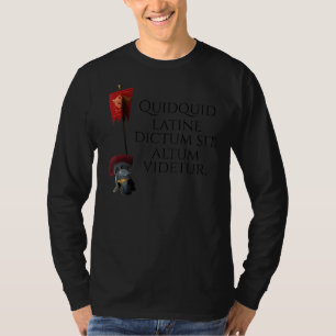 Latin Saying Ancient Roman Quote Spqr Rome T-Shirt