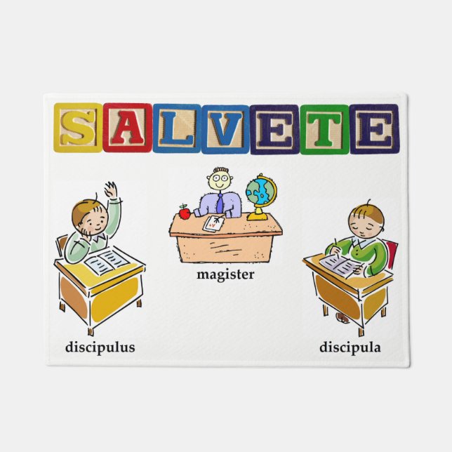 Latin School Welcome Mat (Front)