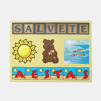 Latin Summer Welcome Mat