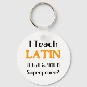 latin teach key ring