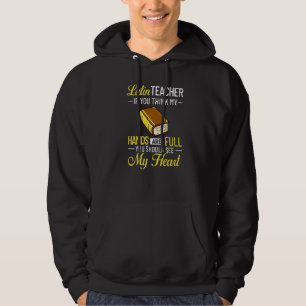 Latin Teacher Rome Language Lesson Student School Hoodie