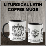 Latin Traditional Catholic Religious Prayer Priest Mug<br><div class="desc">Beautiful Catholic Line art from the Traditional Catholic Latin Mass: the Agnus Dei - Agnus Dei,  qui tollis peccata mundi,  dona nobis pacem. Lamb of God,  who takes away the sins of the world,   grant us peace. This would make a lovely gift for a priest,  deacon,  or seminarian.</div>