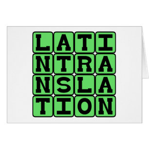 Latin Translation