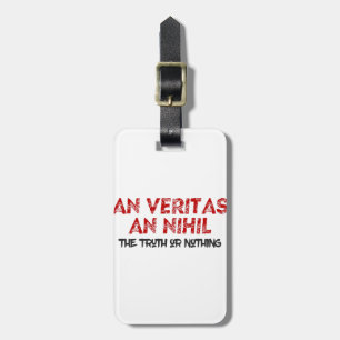 Latin Truth Quote Luggage Tag