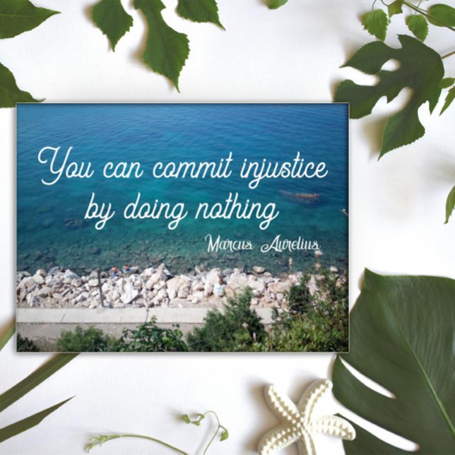 Latin wisdom saying justice poster (Creator Uploaded)