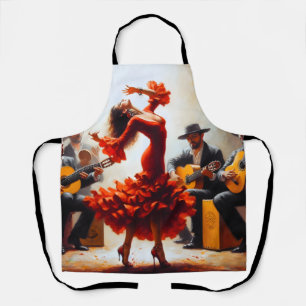 Latina Flamenco Spanish Mexican Apron