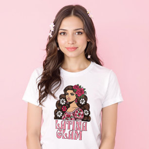 Latina Glam Spanish Empowering Bonita Woman T-Shirt