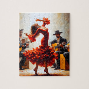 Latina Latin Flamenco Spanish Mexican Jigsaw Puzzle