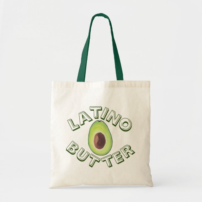 Latino Butter Tote Bag (Front)