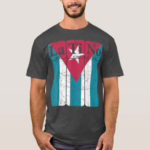 Latino Cuban Periodic Table Elements Science Nerd T-Shirt