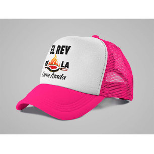 Latino Dad El Rey de la Carne Asada  Trucker Hat