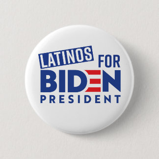 Latinos For Joe Biden Round Button