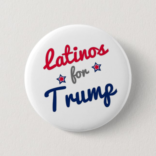 Latinos for Trump 2016 6 Cm Round Badge (Front)