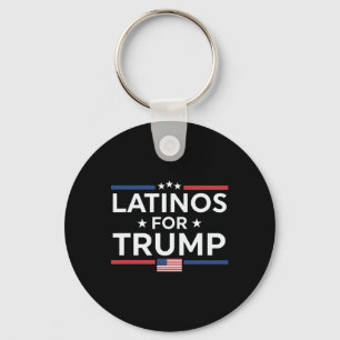 Latinos For Trump 2024 - President Election Trump  Key Ring