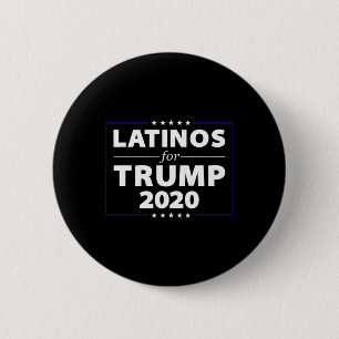 Latinos For Trump 6 Cm Round Badge