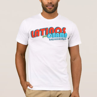 Latinos Por Obama 3 T-Shirt