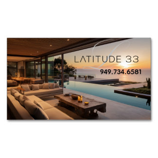 Latitude 33 RE image generic Magnetic Business Card