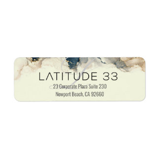 Latitude 33 Realty Return Address Label