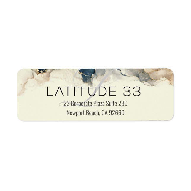 Latitude 33 Realty Return Address Label (Front)