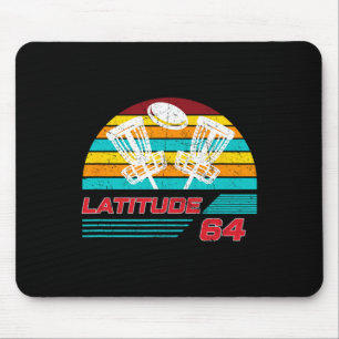 Latitude 64 Disc Golf Retro Vintage Men Women _1 Mouse Pad