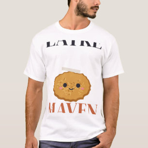 Latke Maven Hanukkah Funny Jewish Food T-Shirt