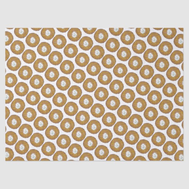 Latke Potato Pancakes Jewish Cuisine Latkes Tissue Paper (Front)