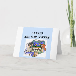 LATKES are for lover Holiday Card