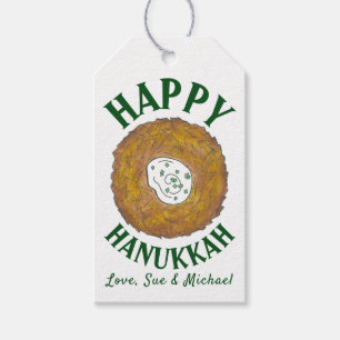 Latkes Happy Hanukkah Chanukah Jewish Holidays Gift Tags