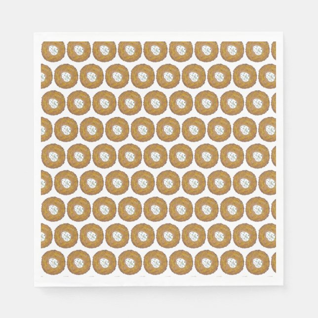 Latkes Potato Pancake Hanukkah Jewish Holiday Food Napkin (Front)