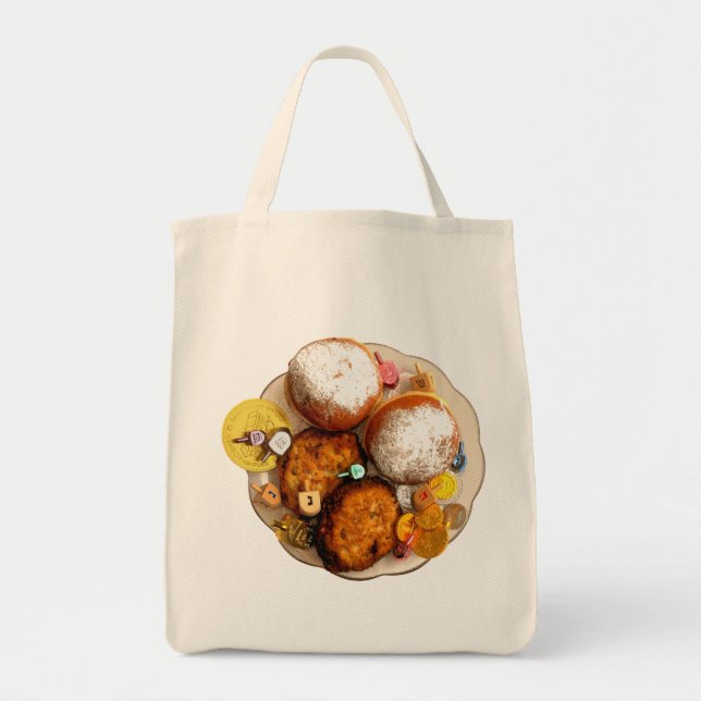 Latkes & Sufganiot Tote Bag (Front)