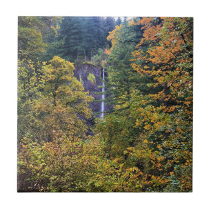 Latourell Falls, Columbia River Gorge, Oregon Ceramic Tile