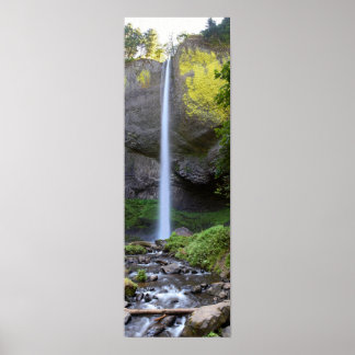 Latourell Falls Panorama Poster