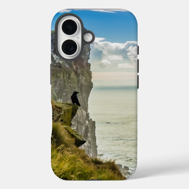 Latrabjarg cliffs, Iceland Case-Mate iPhone Case (Back)