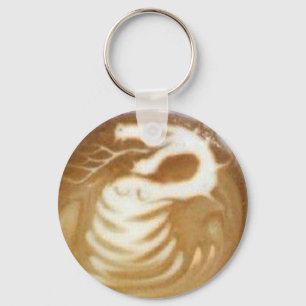 Latte Art 11 Key Ring