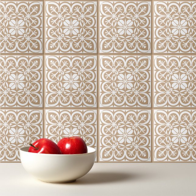 Lattè beige brown Portuguese Mediterranean  Ceramic Tile (Creator Uploaded)