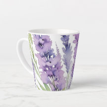 Latte coffee mug Lilac