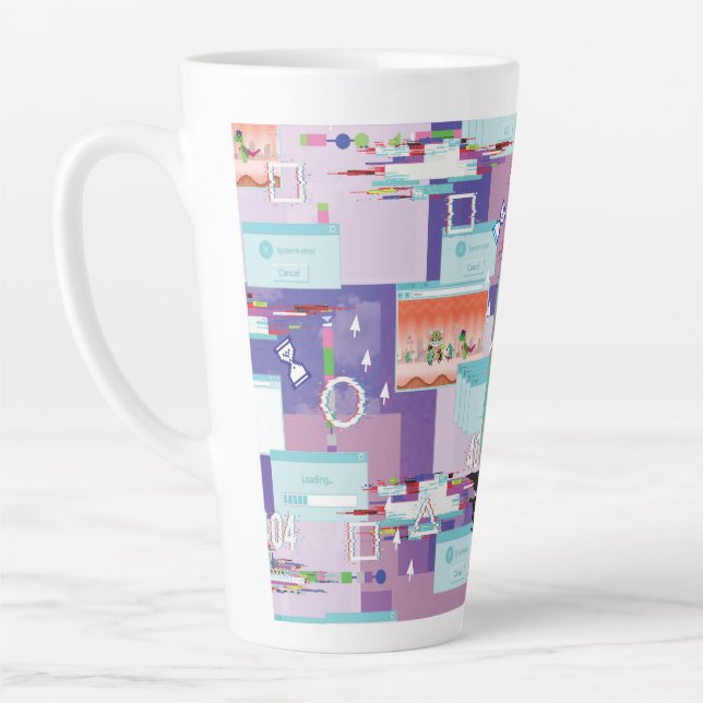 Latte coffee race Mary Fields Latte Mug (Left)