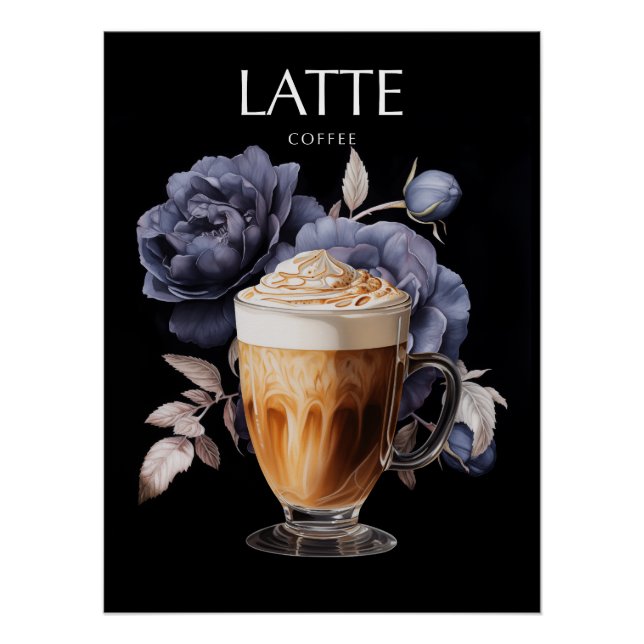 Latte Harmony – Soft Start to a Thoughtful Day Poster (Front)