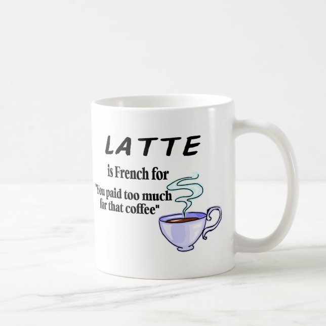 Latte Is French For... Coffee Mug (Right)