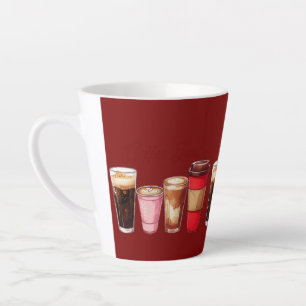 Latte Lover Mug   Cute Coffee Cups Latte Mug Gift